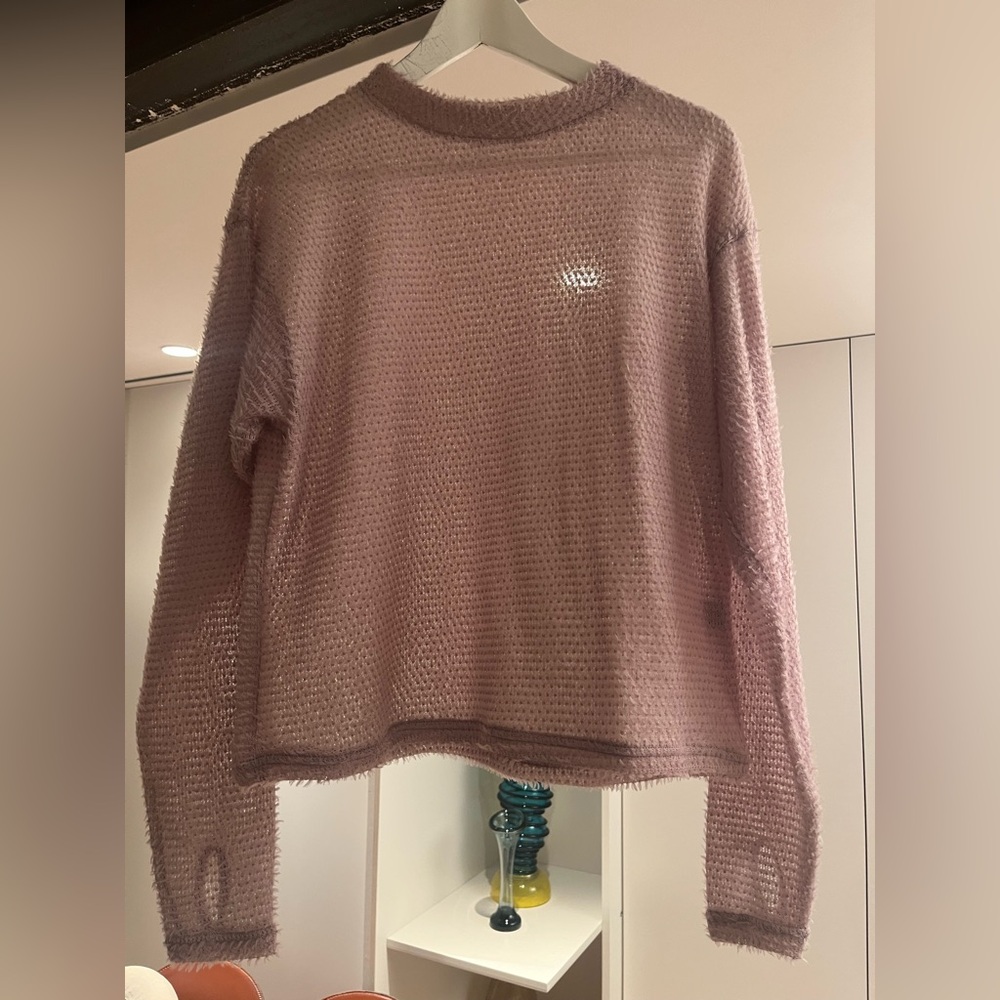 NWT Gnuhr Shag Sweater in Purple Dove